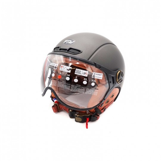 Casque JET FRV Gris...