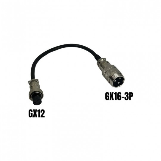 Adaptateur GX16-3P male...