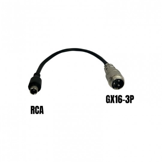 Adaptateur GX16-3P male...