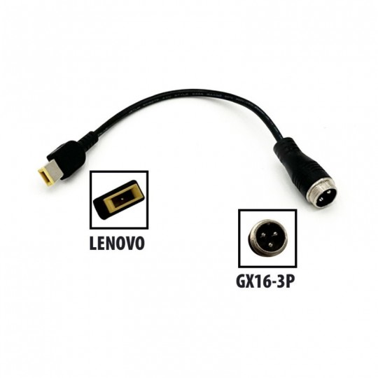 Adaptateur GX16-3P vers...