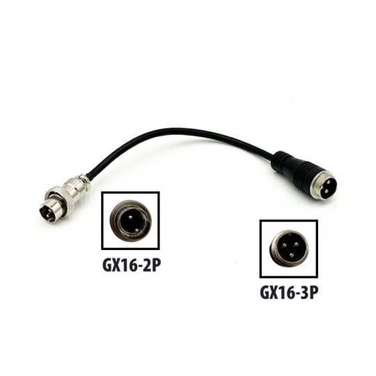Adaptateur GX16-3P vers...