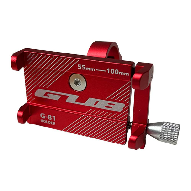 Support téléphone GUB G81 rouge