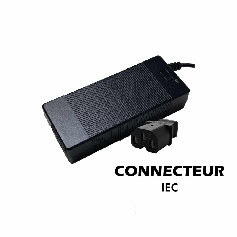 Chargeur 60V-67.2V / 2A Prise IEC Citycoco