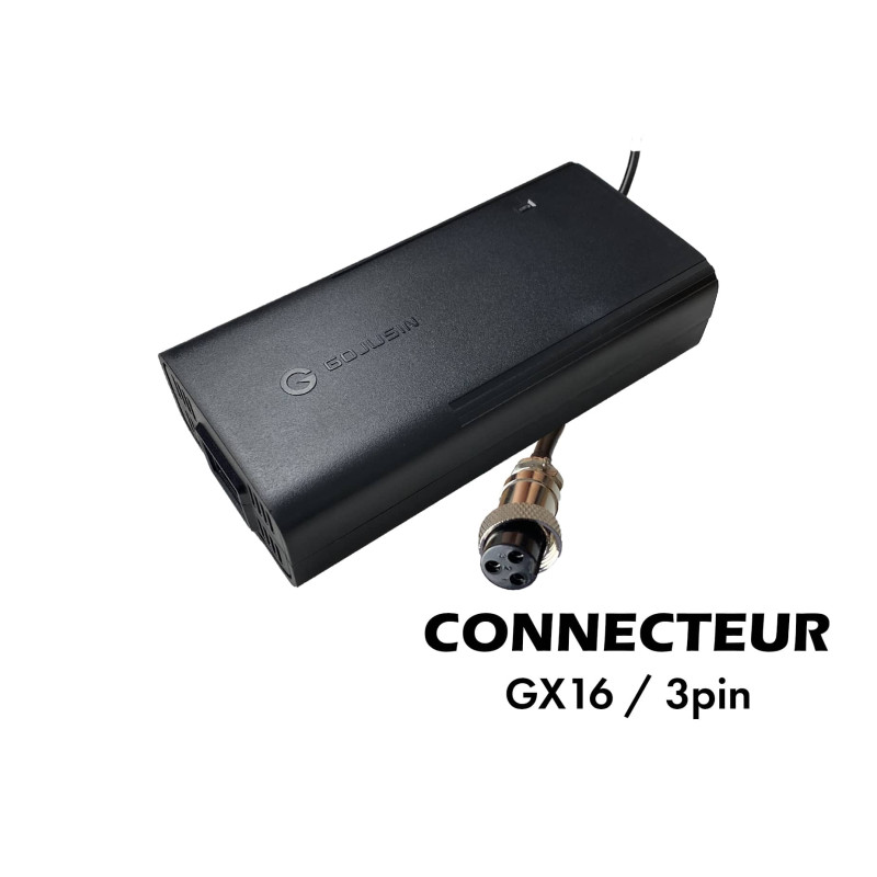 Chargeur 72V-84V / 2A (connecteur GX16-3p)