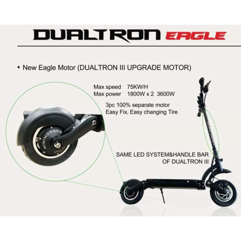 Trottinette Bimoteur Dualtron Eagle 60V  2024