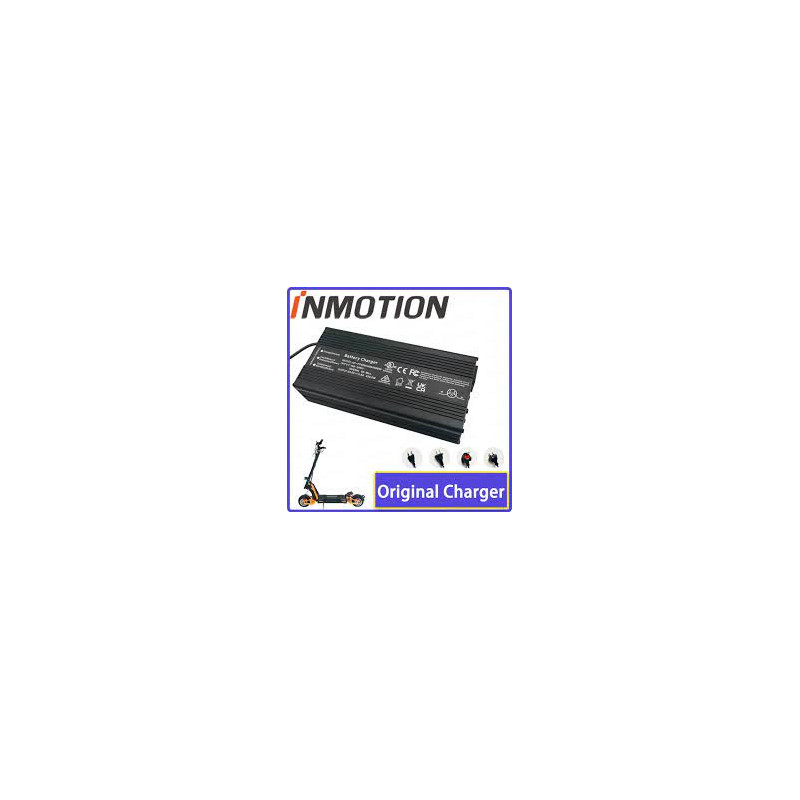 INMOTION-Chargeur original RS 84V 5A pour trottinette électrique RS 84V 5A, charge rapide Max 8A 420.2W 3 broches